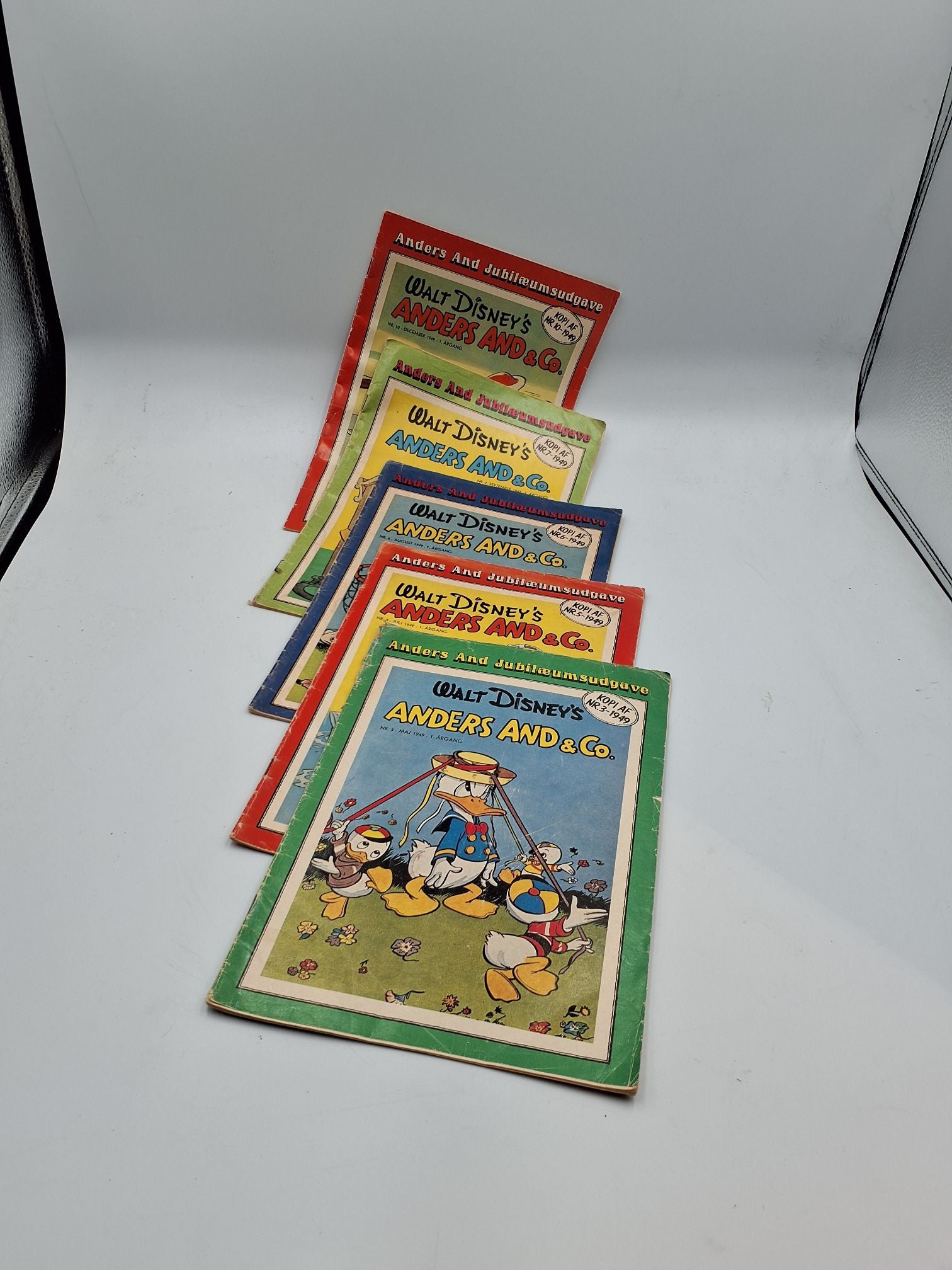 5 x Anders And vintage kopi af 1949 nr 3,5,6,7,10